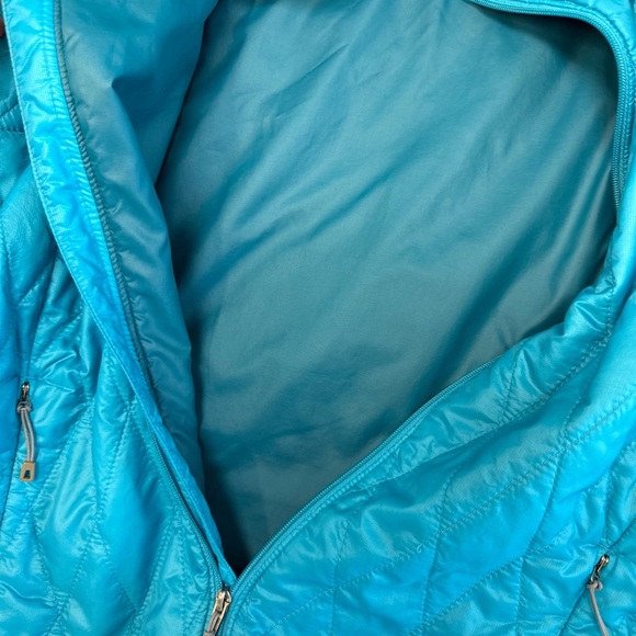 Patagonia Teal Quilted  Nano PrimaLoft  Zip Up Lightweight Jacket Size M - Picture 5 of 11